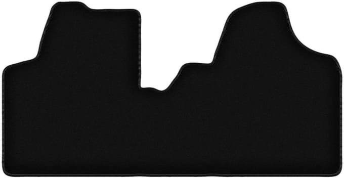 BASIC zwarte velours matten voor: Citroen Jumpy II bestelbus (2007-2016)
