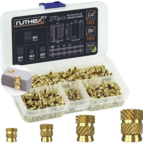 ruthex Schroefdraadinzet M2 + M3 + M4 + M5 GE-KASTEN-001