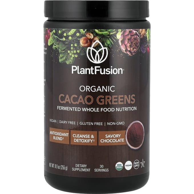 PlantFusion, Biologische Cacao Greens, 8.9 oz (255 gr)
