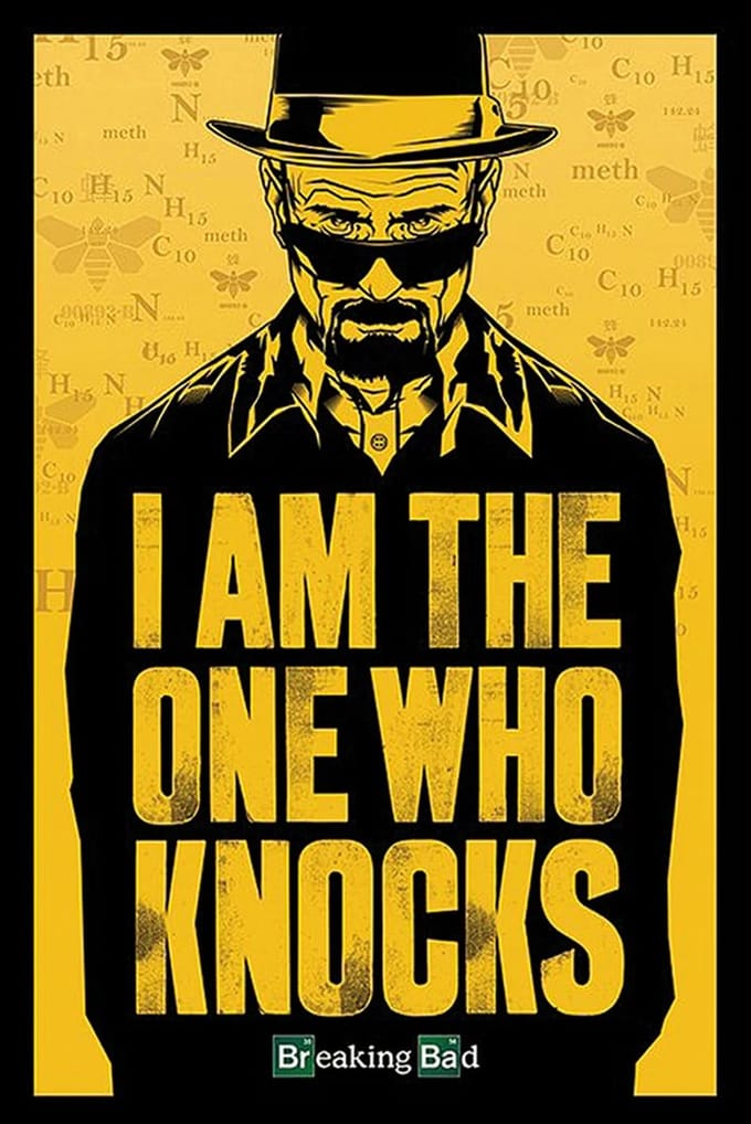 Breaking Bad I Am The One Who Knocks - Maxi Poster - 61x91,5cm