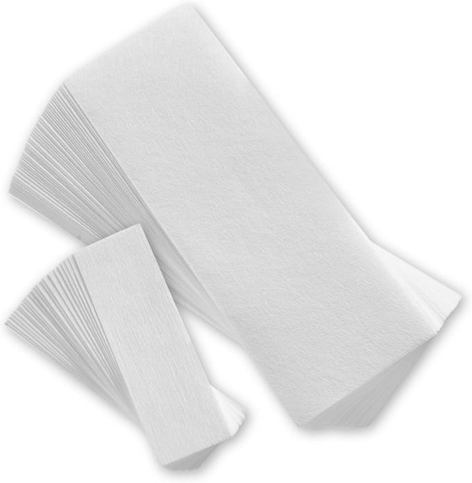 Wax Strips - Ontharingsstrips - Huidverzorging - Scheurvast Vlies - 200 Stuks - Wit