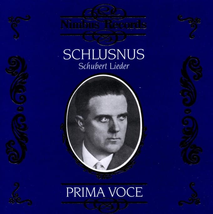 Heinrich Schlusnus - Schlusnus - Schubert Liede (CD)