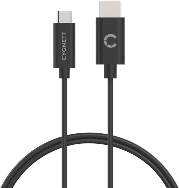 Cygnett USB-C naar HDMI Kabel 1.8 Meter - Zwart