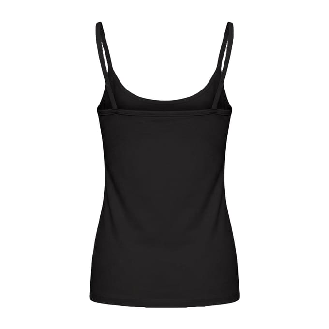 Kariban Dames/dames Strappy Tank Top (Zwart)
