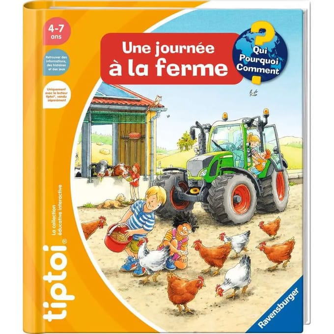 tiptoi, Interactief boek, Een dag op de boerderij, 4 jaar, 13099014, Ravensburger