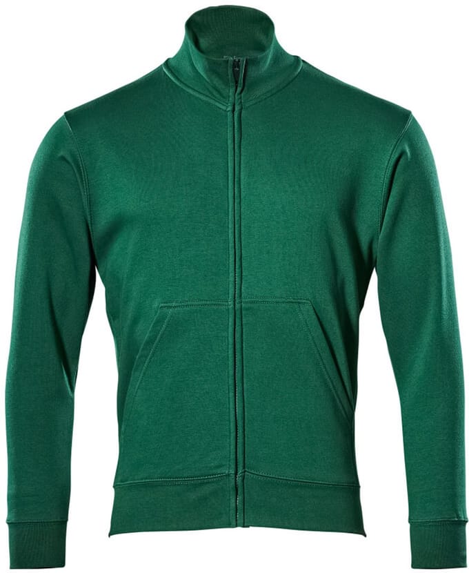 Mascot Crossover Sweatshirt met rits 51591-970 - Groen - XL