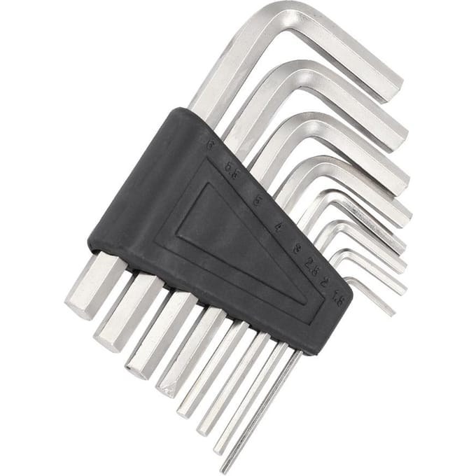 8 STUKS Gitaar Inbussleutel Set 1.522.53455.56mm voor Borg Zeskantschroeven white