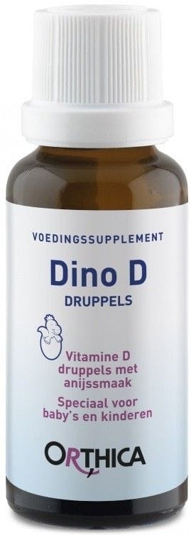 Orthica Dino D Druppels - vitamine D3 voor baby en kind - 25 ml