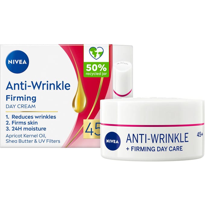 Nivea Anti-Wrinkle Firming Day Cream 45+ SPF15 - 50 ml