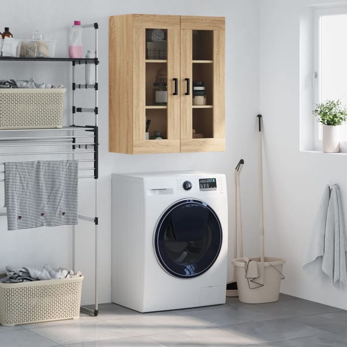vidaXL - Bovenkast - 69,5x34x90 - cm - sonoma - eikenkleurig