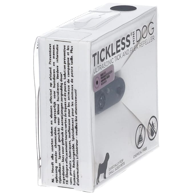 MINI DOG Tickless - Black - Anti Teek - Herlaadbaar