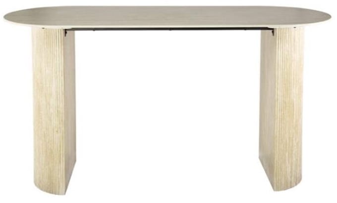 Bartafel Romano arch - Travertin keramiek - 180x70x92 cm - Beige - Japandi