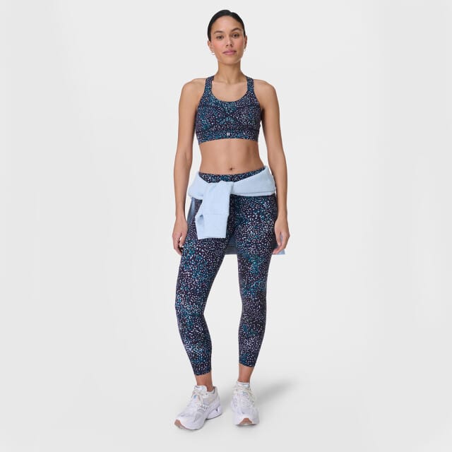 Sweaty Betty Power Medium Support Sports Bra BLAUW - Maat S