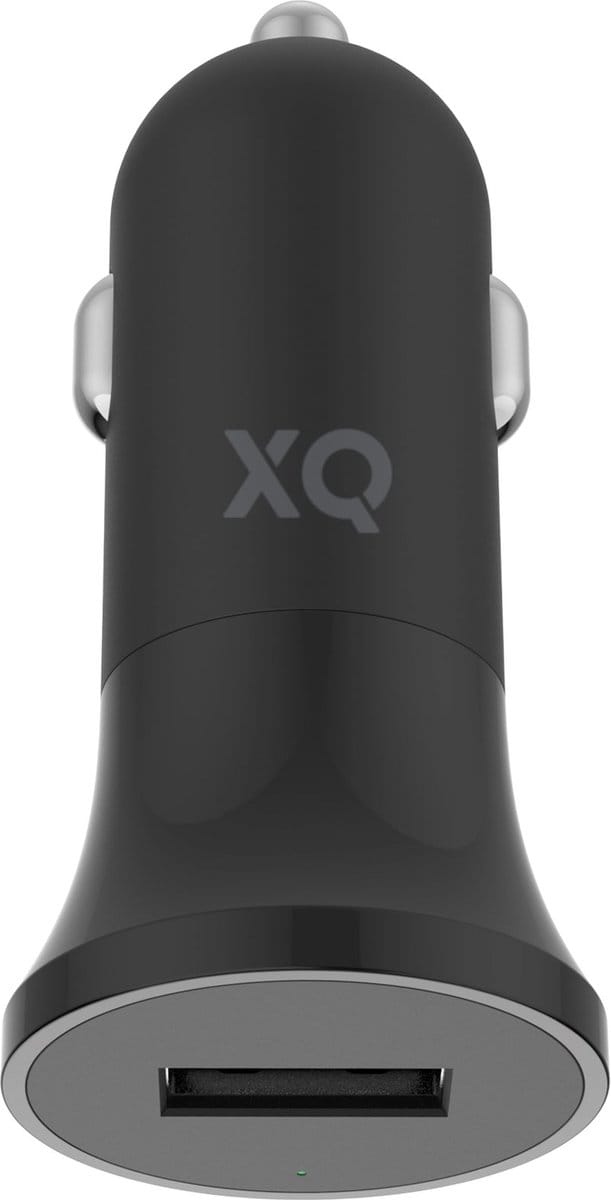 Xqisit Sigarettenplug Autolader 2.4A 1 USB poort - Zwart