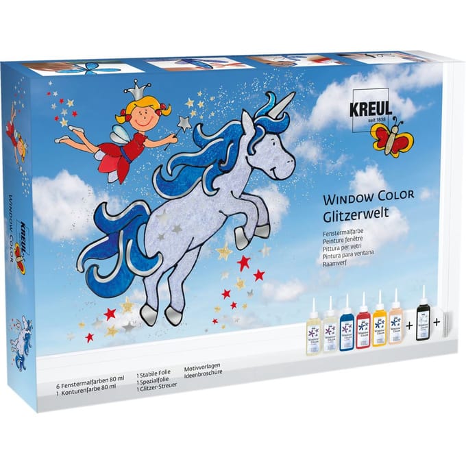 Kreul Window Color Set "Glitterwereld"