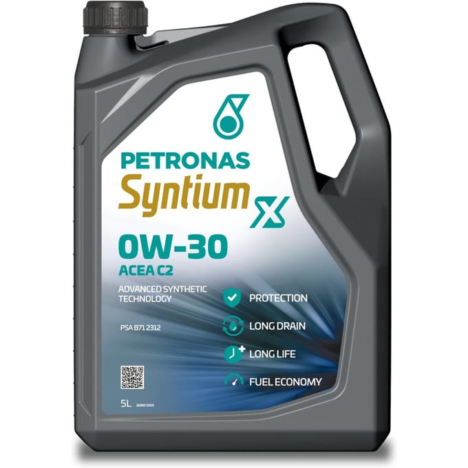 Petronas Syntium X 0W-30 C2 motorolie, 5L, 025171