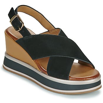 Sandalen met sleehak Inuovo B37010-BLACK