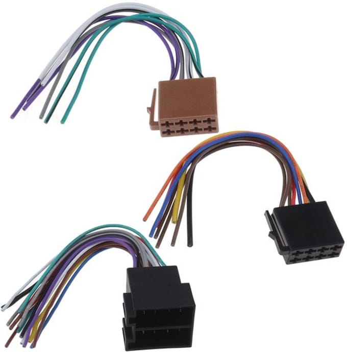 Allecto - 16 Pin Iso Adapter Kabel - Auto Audio Kabelboom