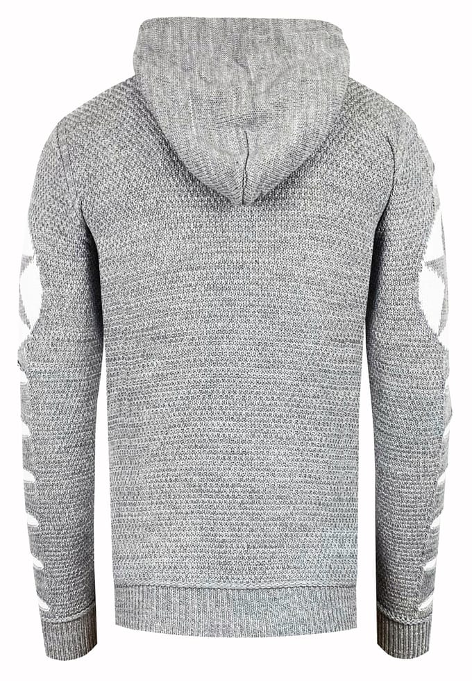 Grof gebreide hoodie