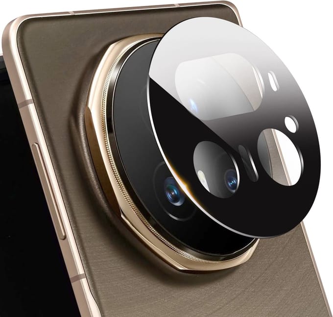 iMak, Lens Protector geschikt voor Honor Magic V5 - Tempered Glass, Zwart