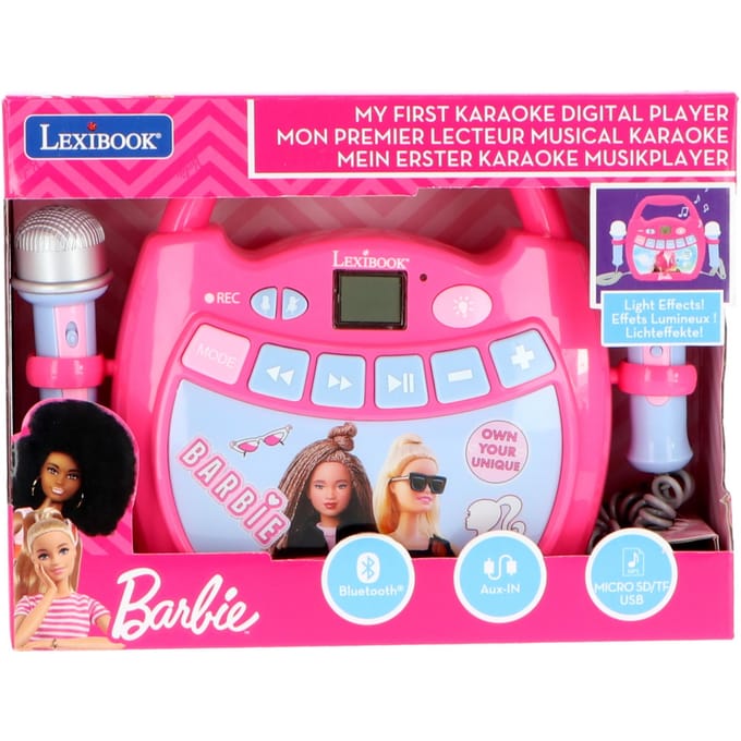 Barbie Bluetooth luidspreker met microfoons en lichteffecten