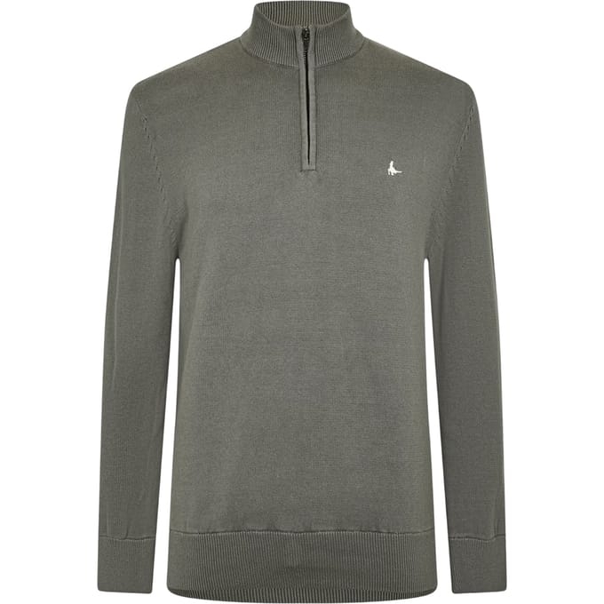 Jack Wills Heren Trui met trechterhals (Leisteen)