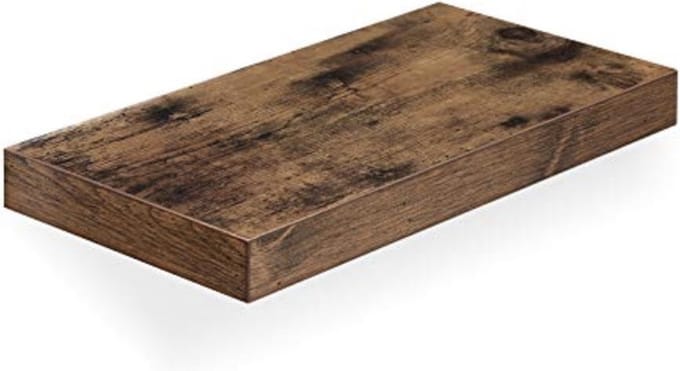 Nancy's Wandplank Hout - Wandplank Zwevend - Wandplank Industrieel