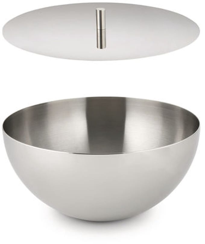 Alessi Rocc Bowl M - Container zonder kaars - Medium - RVS