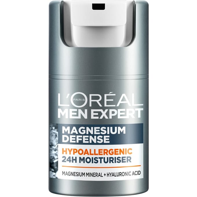 L'Oréal Paris Men Expert Gevoelige Huid Moisturizer 24Hour Dagelijkse Moisturizer voor Heren 50 ml