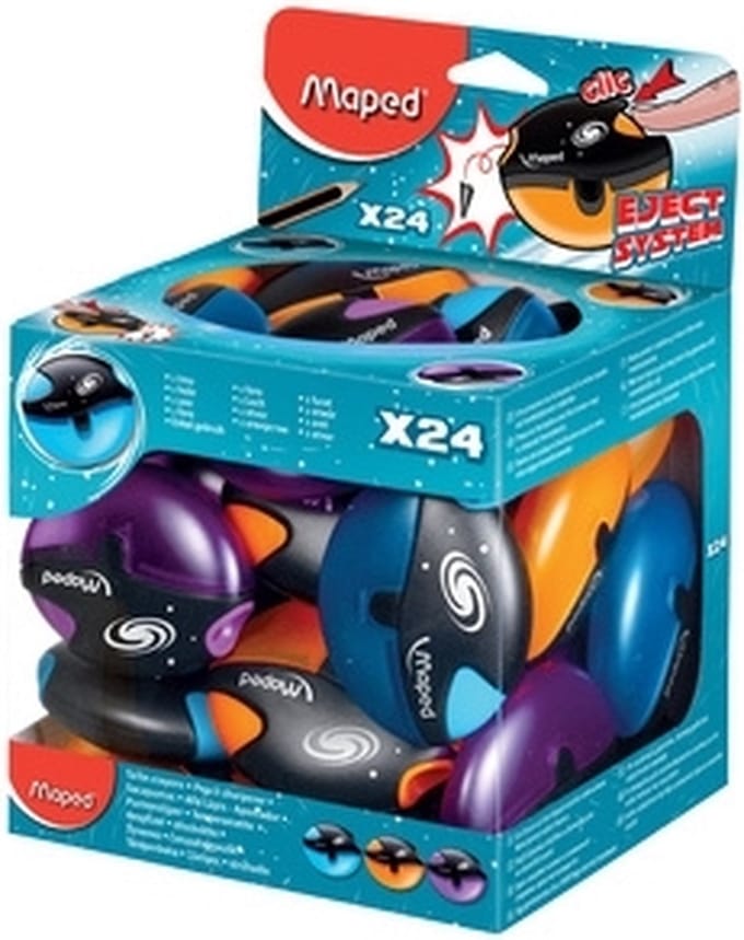 24 STUKS Maped Potloodslijper Galactic