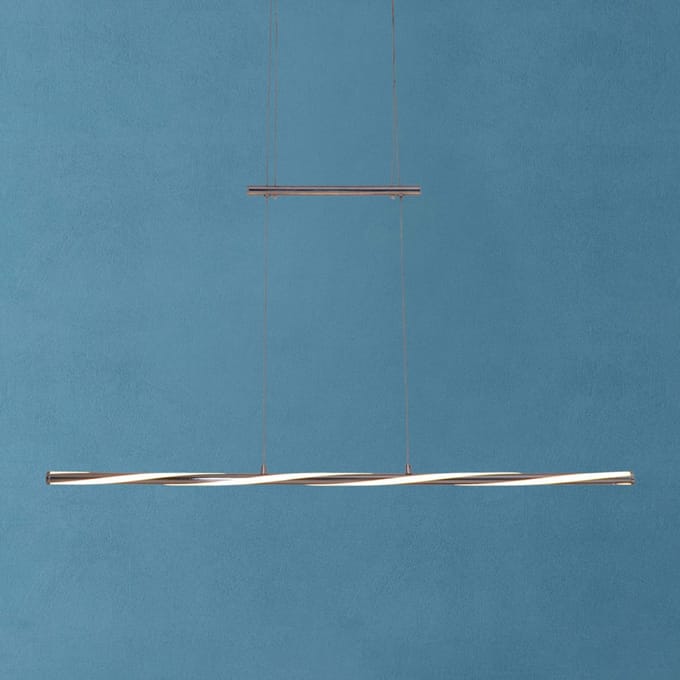 Näve In hoogte verstelbare LED hanglamp Swirl, dimbaar
