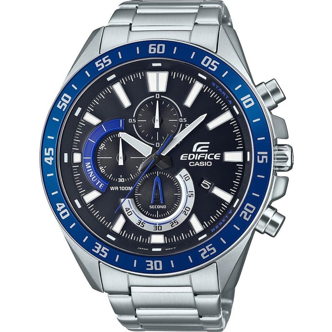 Casio Edifice EFV-620D-1A2VUEF Herenhorloge 51 mm - Zilverkleurig