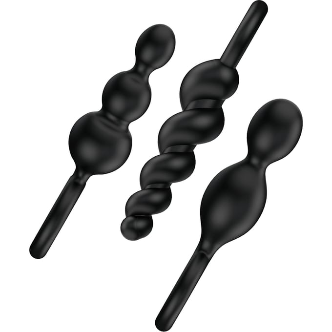 Satisfyer Plugs gemaakt van siliconen, 13,5 - 14 cm, 3 delen