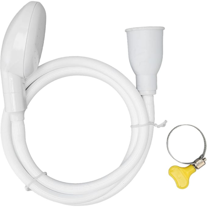 Pommeau de douche multifonctionnel pour animaux de compagnie, tuyau de pulvérisation pour robinet d'évier white
