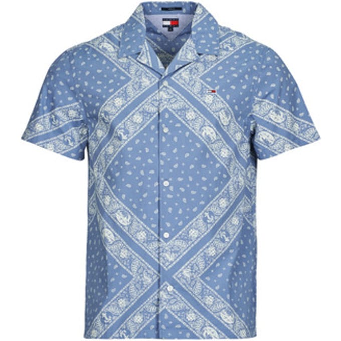 Tommy Jeans  Overhemd Korte Mouw TJM REG AOP SS SHIRT EXT