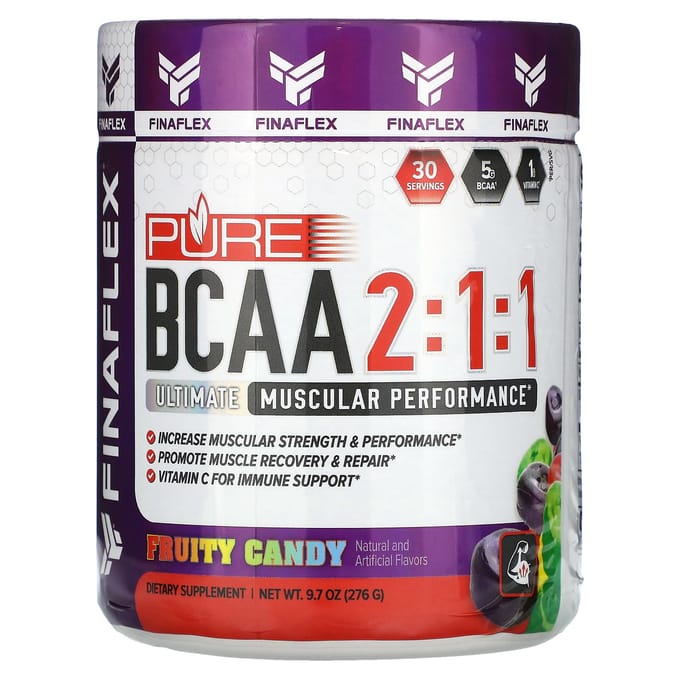 Finaflex, Pure BCAA 2:1:1, Bonbons aux fruits, 9,7 oz (276 g)