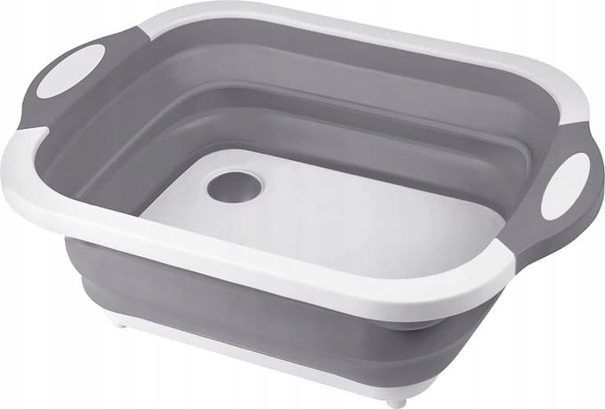 eCarla 2in1 snijplank-kom ideaal voor kamperen - 42.5*31cm
