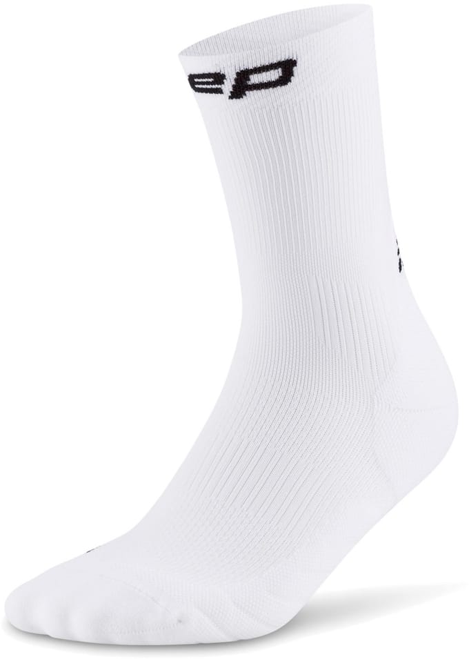 CEP Core Run Socks Mid Cut 5.0, hardloopsokken, heren, wit
