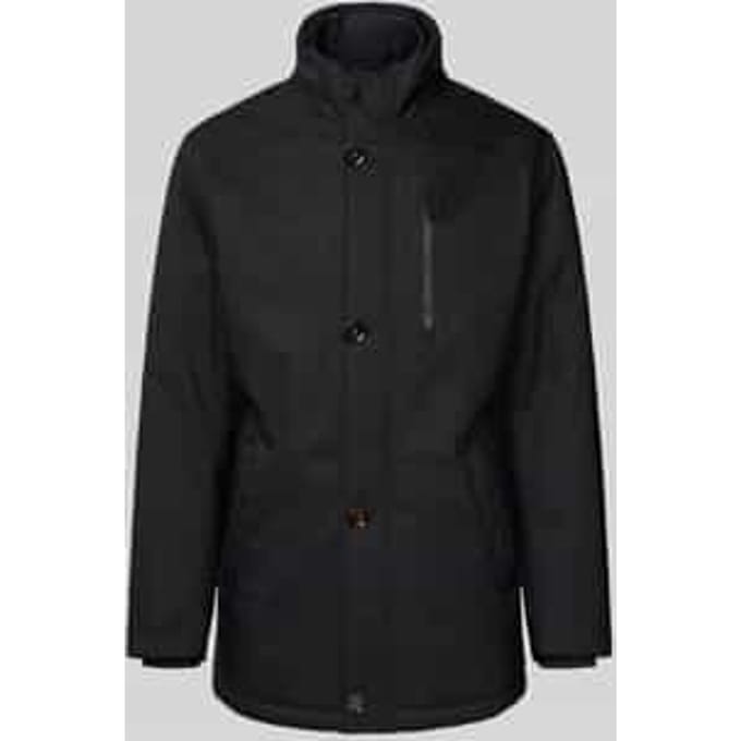Regular fit jack met gevoerde opstaande kraag, model 'City'