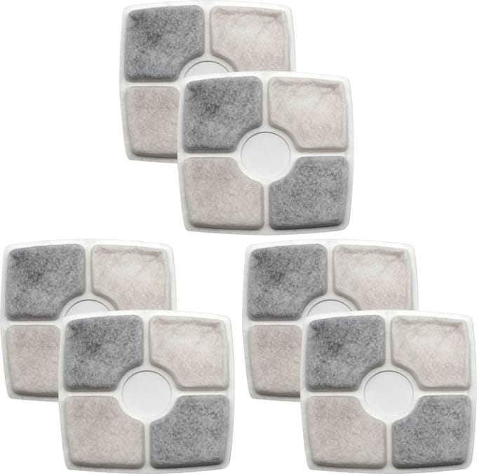 Somstyle 6x Filter Kattenfontein - Drinkfontein Filters Navulling - Waterfilter - Waterfontein Kat Accessoires Set