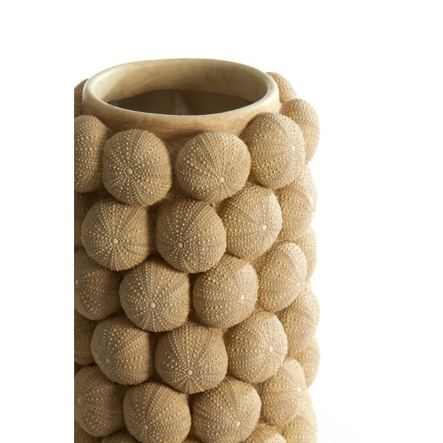 Light & Living - Vaas SEA URCHIN - Ø19x32.5cm - Bruin