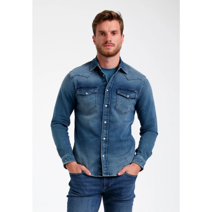 Gabbiano - Heren Overhemd - 335536 - 915 Bleach