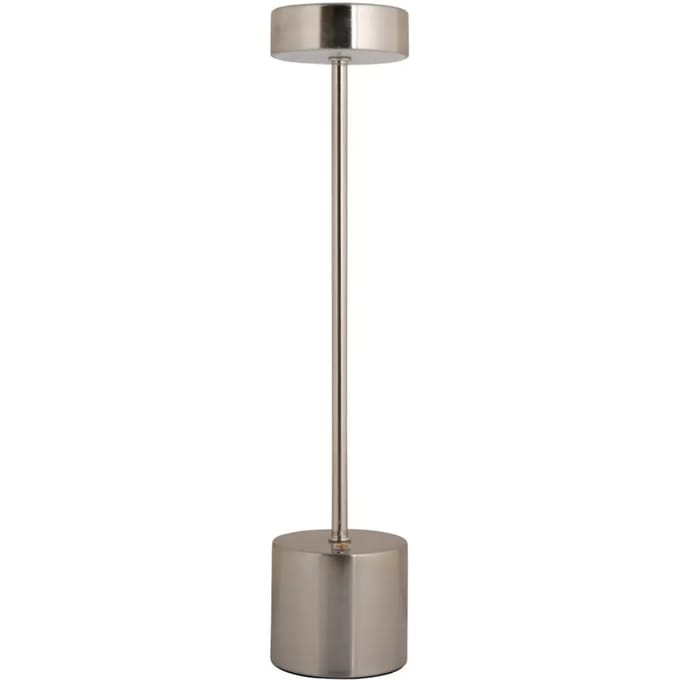 Leitmotiv Tafellamp Ganar Led - Zilver - 8x8x37.5cm - Modern