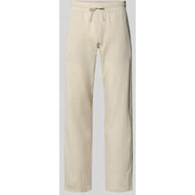 JACK&JONES - JPSTKANE SUMMER LINEN BLEND JOGGER SN - Heren - Broeken