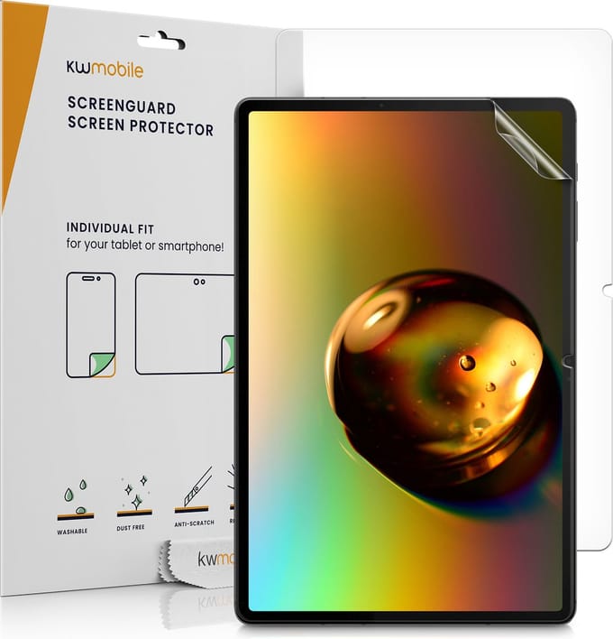 kwmobile 2x screenprotector geschikt voor Samsung Galaxy Tab S8 Plus - beschermfolie voor tablet
