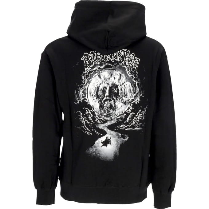 Mondhoodie heren zwart