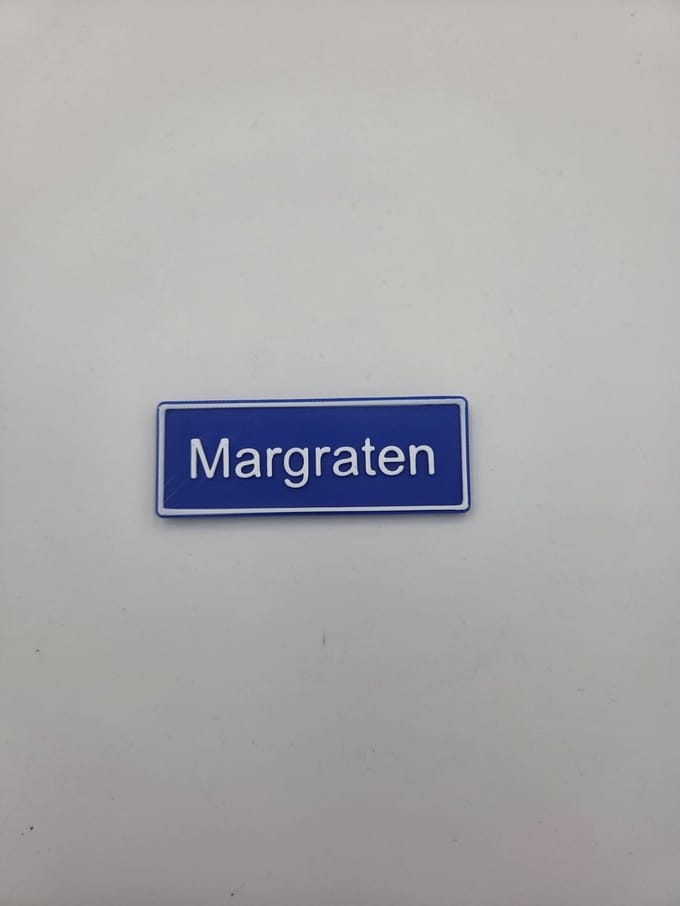 Koelkast Magneet plaatsnaam 8 X 3 CM Margraten
