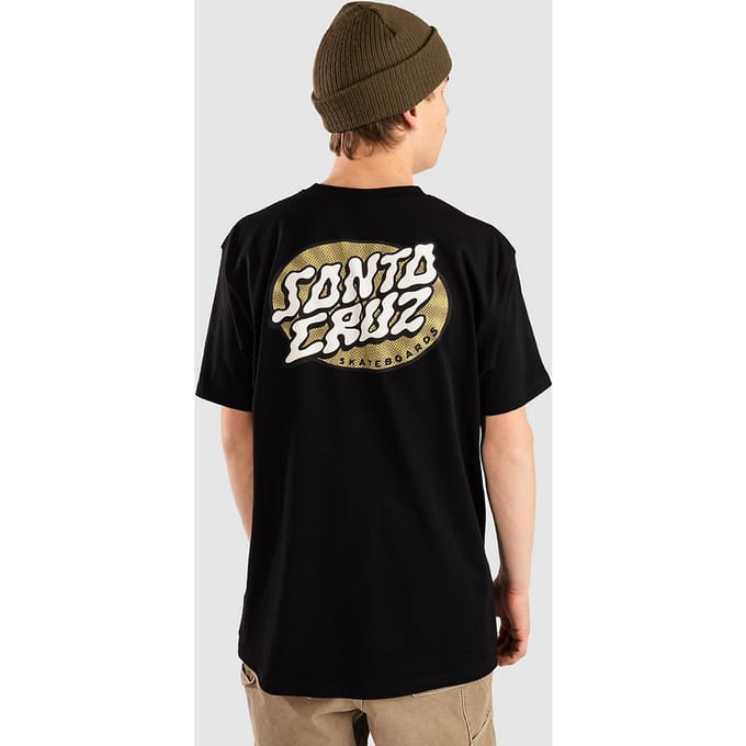 Santa Cruz Vertigo Dot T-Shirt zwart