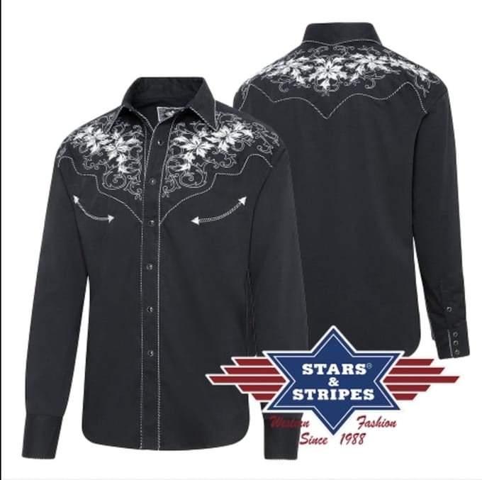 Stars & Stripes - Western Shirt Garth - L