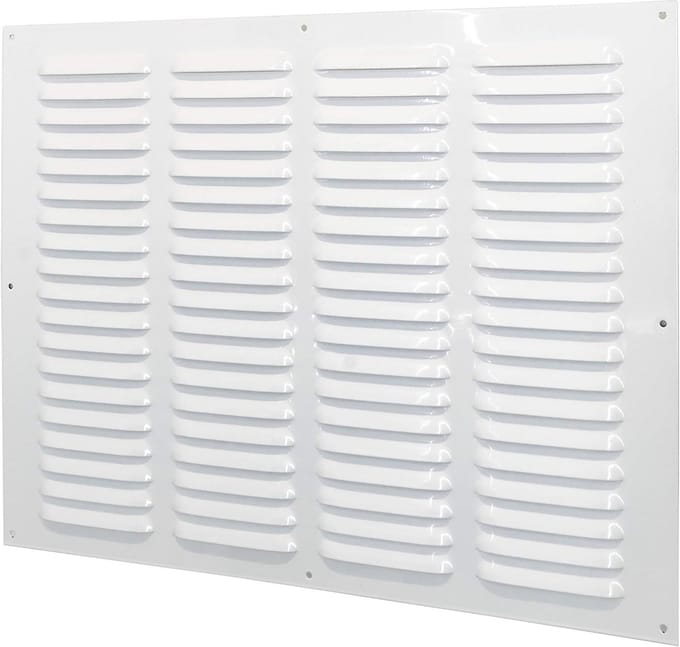 Ventilatierooster Metaal Wit 40x30 cm - Luchtrooster voor Ventilatie